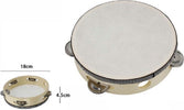 Tamburello Tamburo Leggero In Legno E Pelle Diametro 18 X 4.5 Cm 53673a Sport e Tempo Libero > Strumenti Musicali Trade Shop italia - Napoli, Commerciovirtuoso.it