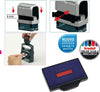 Tampone di ricambio 6-56-2 - blu-rosso - Trodat - conf. 3 pezzi Cancelleria e prodotti per ufficio/Archivio ufficio e accessori per scrivania/Etichette divisori per schedario e timbri/Timbri e materiali per timbri/Tamponi asciuga inchiostro Eurocartuccia - Pavullo, Commerciovirtuoso.it