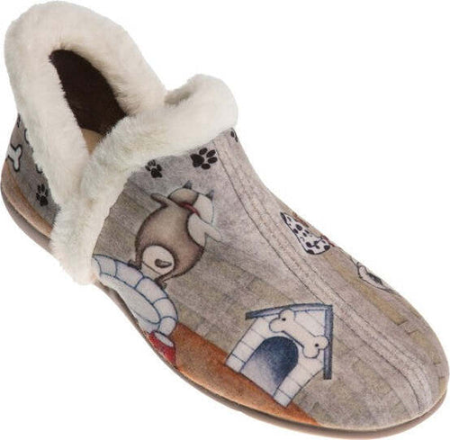TanahLot-pantofole-ciabatte-donna-con-immagine-gatto-in-tessuto-Beige-e-sottopiede-estraibile