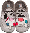 TanahLot-pantofole-ciabatte-donna-stampa-bassotto-a-pois-Beige