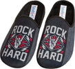 TanahLot-pantofole-ciabatte-uomo-stampa-Rock-Hard-in-tessuto-morbido