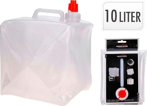 Tanica da campeggio pieghevole per uso alimentare con tappo 10 Lt Sport e tempo libero/Attività ricreative all'aperto/Camping e outdoor/Borracce e sistemi di idratazione/Contenitori d'acqua La Zappa - Altamura, Commerciovirtuoso.it