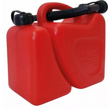 Tanica doppio uso in polietilene neutro con tubo prolunga flessibile per versamento Fai da te/Attrezzi elettrici da giardinaggio/Utensili elettrici da giardino/Motoseghe La Zappa - Altamura, Commerciovirtuoso.it