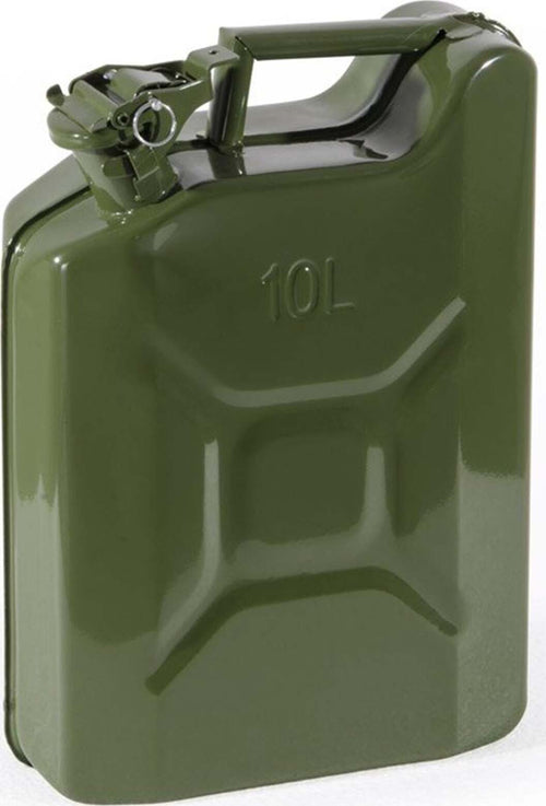 Tanica in metallo colore verde per trasporto di idrocarburi Auto e Moto/Accessori per auto/Taniche carburante La Zappa - Altamura, Commerciovirtuoso.it