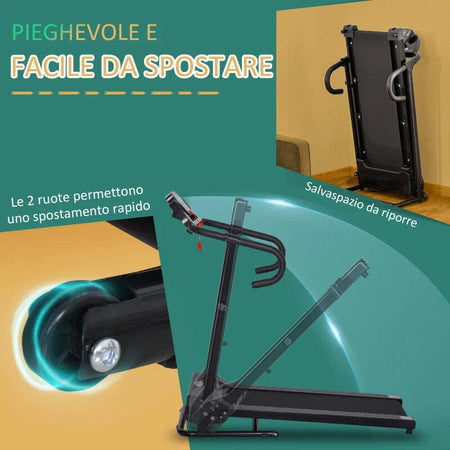Tapis-Roulant-Elettrico-Pieghevole-Salvaspazio,-Tapis-Roulant-Professionale-con-Display-LCD,-Velocità-0.8-10km/h-e-12-Programmi,-Potenza-500W,-per-Casa-e-Ufficio,-Nero-TF9A90-030V01TF9