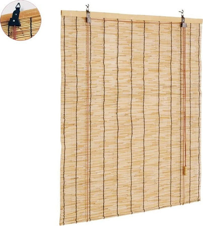 Tapparella Tenda Arella Avvolgibile In Listelli Di Bamb? Naturale 120 X 200 Cm Articoli da Giardino > Arredo giardino > Prodotti Da Esterno Trade Shop italia - Napoli, Commerciovirtuoso.it