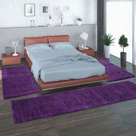 Tappeti-camera-da-letto-3-pezzi-Shaggy-colors
