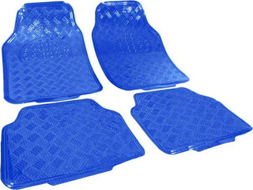 TAPPETINI SET4 TAPPETI AUTO BLU UNIVERSALI SPORTIVI GOMMA EFFETTO METALLO LINQ Auto e Moto/Accessori per auto/Tappetini per auto/Tappetini antiscivolo Trade Shop italia - Napoli, Commerciovirtuoso.it