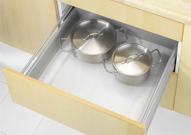 Tappetino antiscivolo trasparente in Eva, ritagliabile, per armadi e cassetti, da 45 x 120 cm Casa e cucina/Grandi elettrodomestici/Accessori e parti di ricambio/Ricambi e accessori per frigoriferi/Ripiani per frigoriferi La Zappa - Altamura, Commerciovirtuoso.it