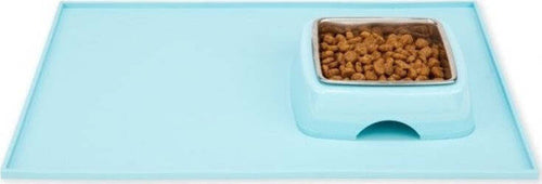 Tappetino-Ciotola-Cane-Gatto-Acqua-Cibo-Piatto-Vassoio-Anti-Sporco-Pulito
