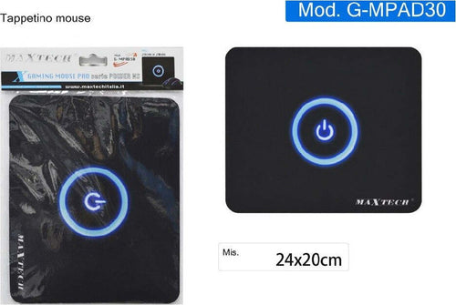 Tappetino Mouse Antiscivolo Tappeto Gaming Pad Sfondo Tasto Accensione G-mpad30 Informatica e Videogiochi > Accessori PC > Mouse e Tastiere PC Trade Shop italia - Napoli, Commerciovirtuoso.it