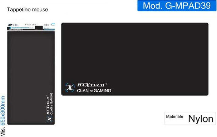 Tappetino Mouse Game Pad Tappeto Pc Gaming Antiscivolo Poggiapolso Nero G-mpad39 Elettronica/Informatica/Accessori/Tastiere Mouse e periferiche di input/Accessori per tastiere e Mouse/Tappetini per il Mouse Trade Shop italia - Napoli, Commerciovirtuoso.it
