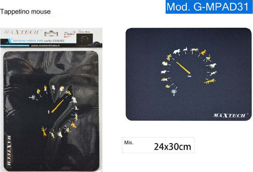Tappetino Mouse Pad Gaming Tappeto Per Pc Cronometro Velocita' Animali G-mpad31 Informatica e Videogiochi > Accessori PC > Mouse e Tastiere PC Trade Shop italia - Napoli, Commerciovirtuoso.it
