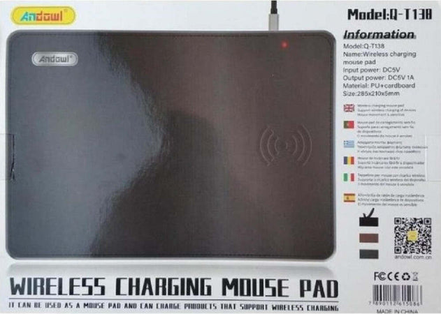 Tappetino Per Mouse 2in1 Con Caricatore Ricarica Wireless 10w Incorporata Q-t138 Elettronica/Informatica/Accessori/Tastiere Mouse e periferiche di input/Accessori per tastiere e Mouse/Tappetini per il Mouse Trade Shop italia - Napoli, Commerciovirtuoso.it