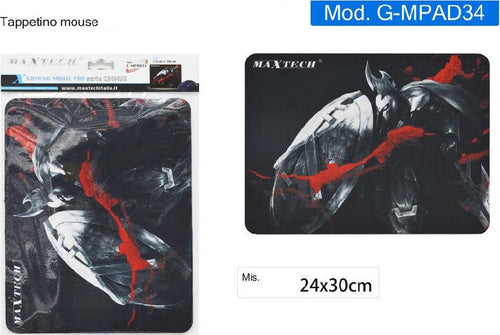Tappetino Per Mouse Pad Tappeto Poggiapolso Antiscivolo Gaming Gurriero G-mpad34 Informatica e Videogiochi > Accessori PC > Mouse e Tastiere PC Trade Shop italia - Napoli, Commerciovirtuoso.it