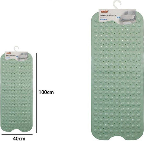 Tappetino Per Vasca Antiscivolo 100 X 40 Cm Tappeto Doccia In Pvc 79740 Verde Casa, arredamento e bricolage > Accessori Bagno > Tappeti Doccia Trade Shop italia - Napoli, Commerciovirtuoso.it