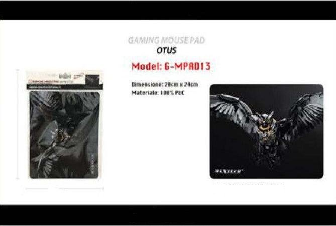 Tappetino Poggiapolso Tappeto Pc Gaming Mouse Pad Gufo Otus Maxtech G-mpad13 Elettronica/Informatica/Accessori/Tastiere Mouse e periferiche di input/Accessori per tastiere e Mouse/Tappetini per il Mouse Trade Shop italia - Napoli, Commerciovirtuoso.it