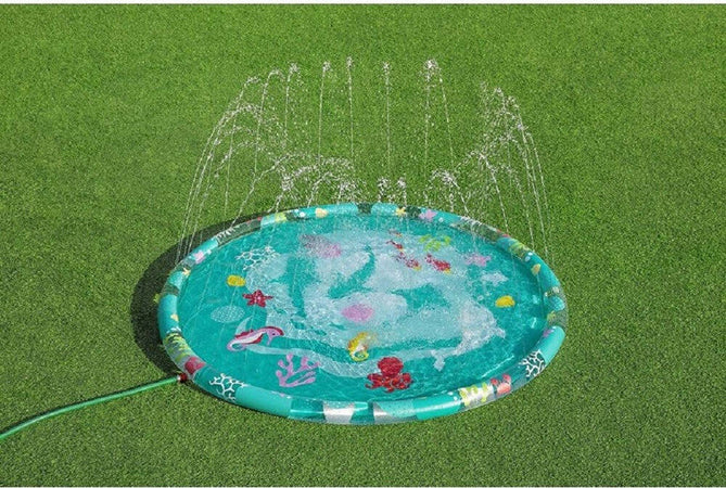 Tappetino Splash Con Getti D'acqua Effetto Fontana Fondale Marino 165 Cm 52487 Giochi e giocattoli/Sport e giochi all'aperto/Giochi aquatici e piscine per bambini/Canotti e gonfiabili galleggianti Trade Shop italia - Napoli, Commerciovirtuoso.it