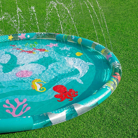 Tappetino Splash Con Getti D'acqua Effetto Fontana Fondale Marino 165 Cm 52487 Giochi e giocattoli/Sport e giochi all'aperto/Giochi aquatici e piscine per bambini/Canotti e gonfiabili galleggianti Trade Shop italia - Napoli, Commerciovirtuoso.it