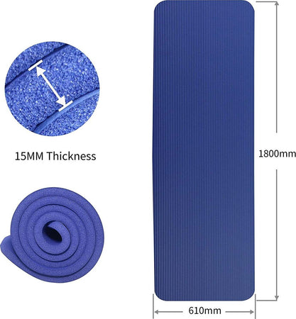 Tappetino Tappeto Yoga Palestra 180x62 Tappeto Fitness Addominali Aerobica Sport e Tempo Libero > Attrezzi e Abbigliamento Sportivo > Accessori Sport Trade Shop italia - Napoli, Commerciovirtuoso.it
