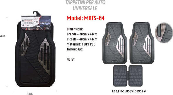 Tappetino-Universale-Auto-Pvc-Gomma-Stampa-Metallo-Tappetini-4pz-Maxtech-Mats-04