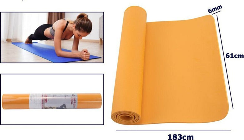 Tappetino Yoga In Eva 61x183x0.6 Cm Tappeto Aerobica Fitness Pilates Palestra Sport e tempo libero/Fitness e palestra/Yoga/Tappetini Trade Shop italia - Napoli, Commerciovirtuoso.it