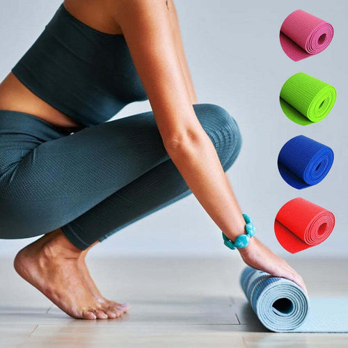 Tappetino Yoga In Pvc 61x173x0.4 Cm Tappeto Aerobica Fitness Pilates Palestra Sport e tempo libero/Fitness e palestra/Yoga/Tappetini Trade Shop italia - Napoli, Commerciovirtuoso.it