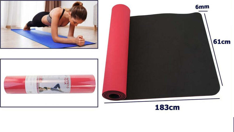Tappetino Yoga In Tpe 61x183x0.6 Cm Tappeto Aerobica Fitness Pilates Palestra Sport e tempo libero/Fitness e palestra/Yoga/Tappetini Trade Shop italia - Napoli, Commerciovirtuoso.it