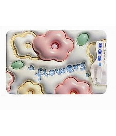 Tappeto 3d Bagno Antiscivolo Asciugatura Rapida Morbido Assorbente 38x58cm 87223
