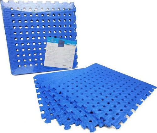 Tappeto 4pz Piastrelle Tappetino Eva Azzurra Piscina Palestra Casa 50x50cm 194708 Casa, arredamento e bricolage > Arredamento > Tappeti Trade Shop italia - Napoli, Commerciovirtuoso.it