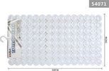 Tappeto Antiscivolo Cerchi Bianco Vasca Doccia Rettangolare Bagno 38x68cm 54071 Casa e cucina/Bagno/Accessori per il bagno/Accessori per la doccia/Tappetini Trade Shop italia - Napoli, Commerciovirtuoso.it