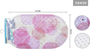 Tappeto Antiscivolo Ovale Cerchi Rosa Per Vasca Da Bagno Doccia 67 X 37 Cm 58450 Casa e cucina/Bagno/Accessori per il bagno/Accessori per la doccia/Tappetini Trade Shop italia - Napoli, Commerciovirtuoso.it