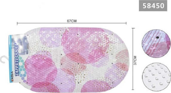 Tappeto-Antiscivolo-Ovale-Cerchi-Rosa-Per-Vasca-Da-Bagno-Doccia-67-X-37-Cm-58450