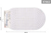 Tappeto-Antiscivolo-Ovale-Diamante-Bianco-Per-Vasca-Bagno-Doccia-36-X-66cm-87862