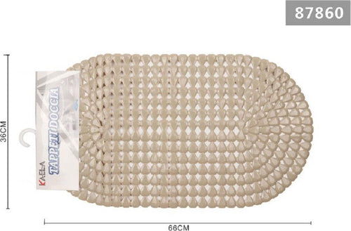 Tappeto Antiscivolo Ovale Diamante Cachi Per Vasca Bagno Doccia 36 X 66 Cm 87860 Casa e cucina/Bagno/Accessori per il bagno/Accessori per la doccia/Tappetini Trade Shop italia - Napoli, Commerciovirtuoso.it