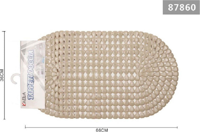Tappeto Antiscivolo Ovale Diamante Cachi Per Vasca Bagno Doccia 36 X 66 Cm 87860 Casa e cucina/Bagno/Accessori per il bagno/Accessori per la doccia/Tappetini Trade Shop italia - Napoli, Commerciovirtuoso.it