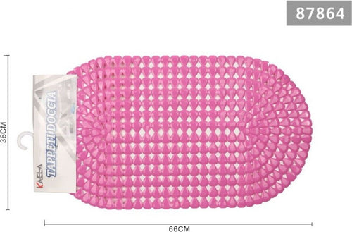 Tappeto Antiscivolo Ovale Diamante Rosa Per Vasca Bagno Doccia 36 X 66 Cm 87864 Casa e cucina/Bagno/Accessori per il bagno/Accessori per la doccia/Tappetini Trade Shop italia - Napoli, Commerciovirtuoso.it