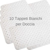 Tappeto Antiscivolo per Doccia Quadrato in Gomma Bianco Pezzi 10 Casa e cucina/Bagno/Accessori per il bagno/Accessori per la doccia/Tappetini Ogomondo - Martina Franca, Commerciovirtuoso.it