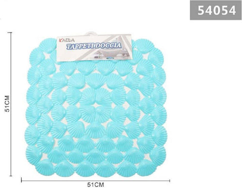 Tappeto Antiscivolo Quadrato Conchiglie Azzurro Vasca Bagno Doccia 51x51cm 54054 Casa e cucina/Bagno/Accessori per il bagno/Accessori per la doccia/Tappetini Trade Shop italia - Napoli, Commerciovirtuoso.it