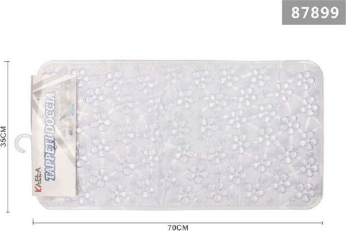 Tappeto Antiscivolo Rettangolare Bagno Vasca Doccia Loto Bianco 36 X 70 Cm 87899 Casa e cucina/Bagno/Accessori per il bagno/Accessori per la doccia/Tappetini Trade Shop italia - Napoli, Commerciovirtuoso.it