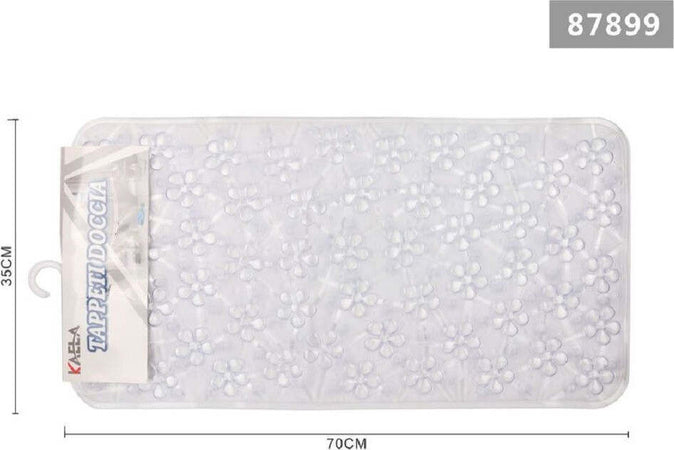 Tappeto Antiscivolo Rettangolare Bagno Vasca Doccia Loto Bianco 36 X 70 Cm 87899 Casa e cucina/Bagno/Accessori per il bagno/Accessori per la doccia/Tappetini Trade Shop italia - Napoli, Commerciovirtuoso.it