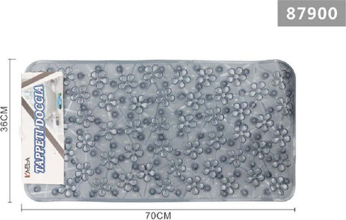 Tappeto Antiscivolo Rettangolare Bagno Vasca Doccia Loto Grigio 36 X 70 Cm 87900 Casa e cucina/Bagno/Accessori per il bagno/Accessori per la doccia/Tappetini Trade Shop italia - Napoli, Commerciovirtuoso.it