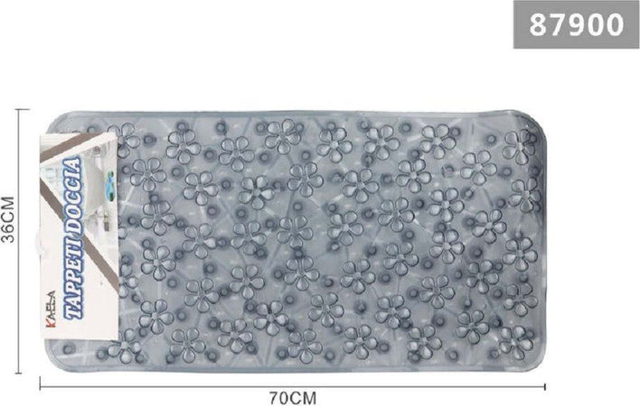 Tappeto Antiscivolo Rettangolare Bagno Vasca Doccia Loto Grigio 36 X 70 Cm 87900 Casa e cucina/Bagno/Accessori per il bagno/Accessori per la doccia/Tappetini Trade Shop italia - Napoli, Commerciovirtuoso.it