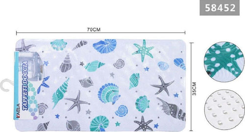 Tappeto Antiscivolo Rettangolare Bagno Vasca Doccia Oggetti Marini 35x70cm 58452 Casa e cucina/Bagno/Accessori per il bagno/Accessori per la doccia/Tappetini Trade Shop italia - Napoli, Commerciovirtuoso.it
