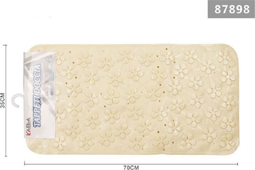 Tappeto Antiscivolo Rettangolare Per Bagno Vasca Doccia Loto Crema 35x70cm 87898 Casa e cucina/Bagno/Accessori per il bagno/Accessori per la doccia/Tappetini Trade Shop italia - Napoli, Commerciovirtuoso.it