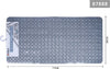 Tappeto Antiscivolo Rettangolo Intrecciato Grigio Per Bagno Doccia 38x77cm 87888 Casa e cucina/Bagno/Accessori per il bagno/Accessori per la doccia/Tappetini Trade Shop italia - Napoli, Commerciovirtuoso.it