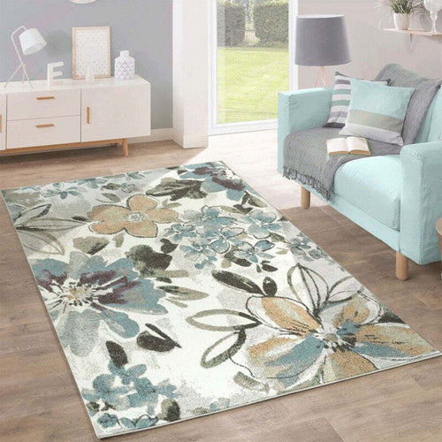 Tappeto-Arredo-Vintage-Varie-Misure-Fiori