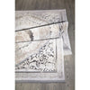Tappeto Asya CR60 fondo grigio e decoro orientale bianco 160x230
