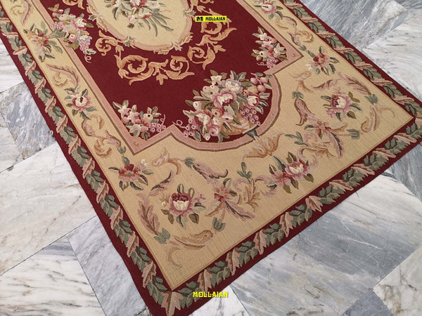 Tappeto Aubusson Originale 180x90cm Cinese Extra Fine Rosso Bordeaux Unico Con Certificato Fatto A Mano Casa e cucina/Tessili per la casa/Tappeti e tappetini/Tappeti Mollaian Tappeti - Lecce, Commerciovirtuoso.it