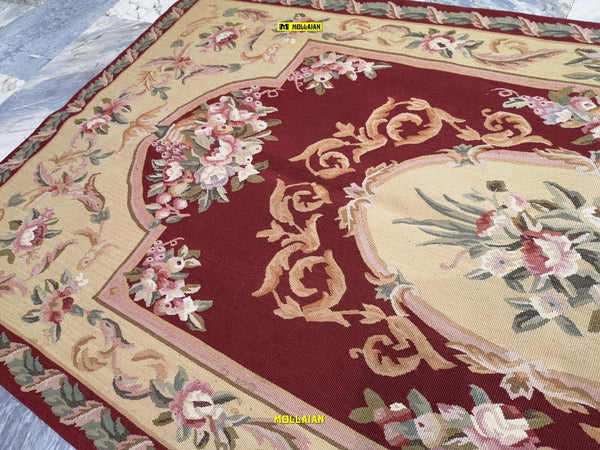 Tappeto Aubusson Originale 180x90cm Cinese Extra Fine Rosso Bordeaux Unico Con Certificato Fatto A Mano Casa e cucina/Tessili per la casa/Tappeti e tappetini/Tappeti Mollaian Tappeti - Lecce, Commerciovirtuoso.it